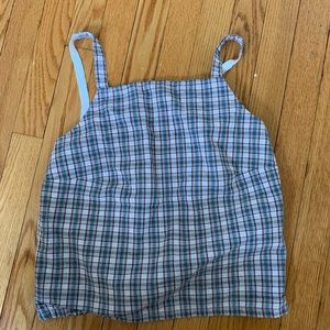 Plaid American eagle outfitters tank top